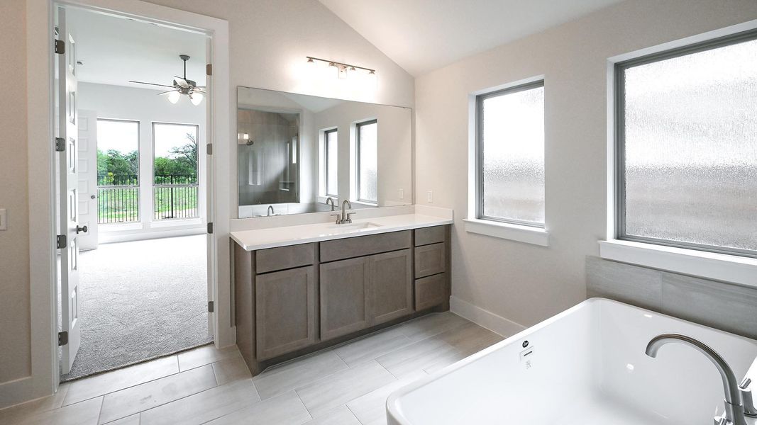 Furnished interior view inside a new home in Juniper Springs, Lockhart (Image 6).