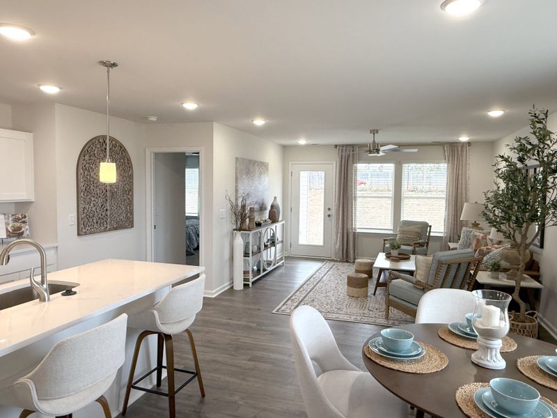 Furnished interior view inside a new home in Victorywoods Village, Columbia (Image 8).