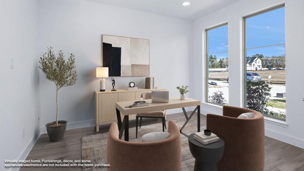 Furnished interior view inside a new home in Briarley, Montgomery (Image 10). Furnished interior view inside a new home in Briarley, Montgomery (Image 10).