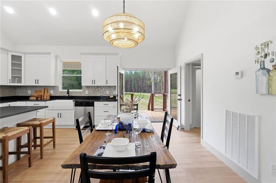 Furnished interior view inside a new home in , Resaca (Image 11). Furnished interior view inside a new home in , Resaca (Image 11).