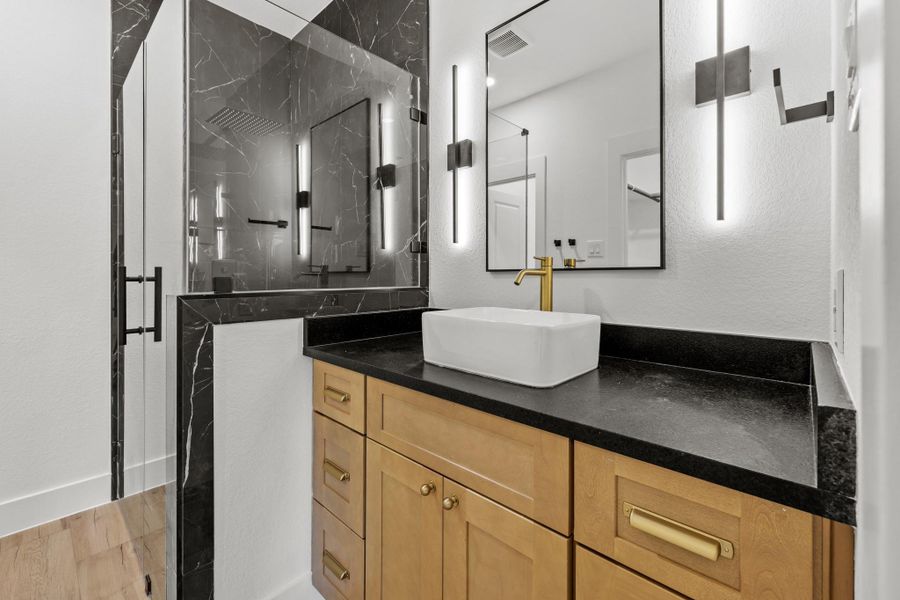 Furnished interior view inside a new home in , Needville (Image 3).