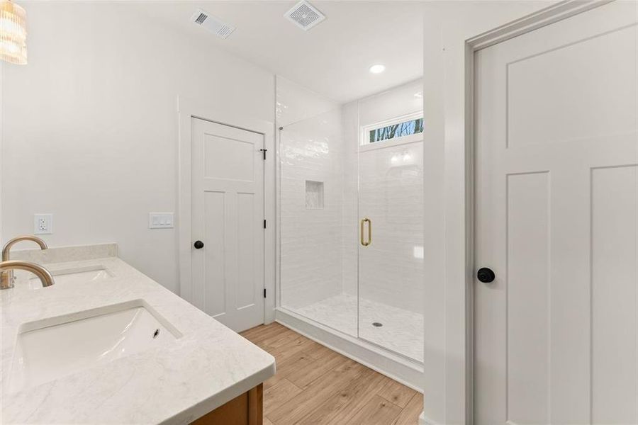 Furnished interior view inside a new home in , Cleveland (Image 11).