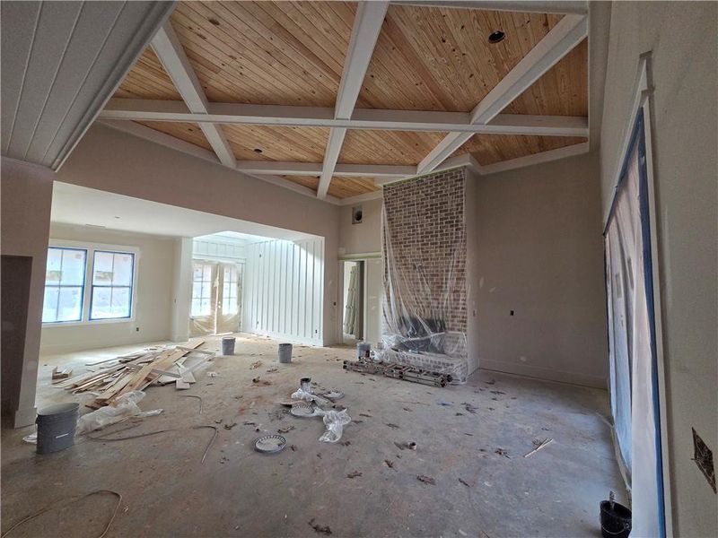 In-progress construction of a new home in , Temple, GA (Image 15).