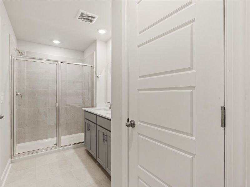 Furnished interior view inside a new home in Avalon Townes, Lyman (Image 5).