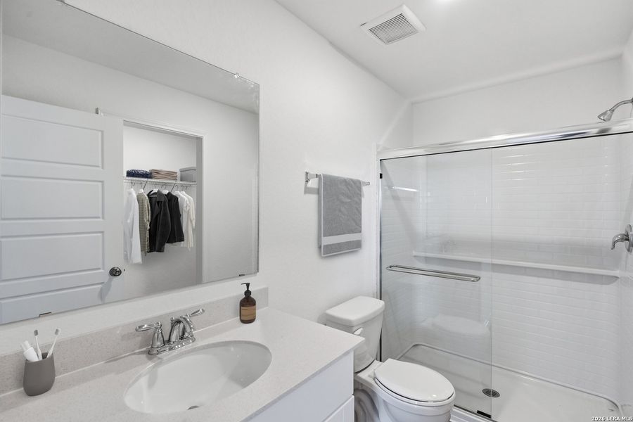 Furnished interior view inside a new home in Vista Real, Converse (Image 8).