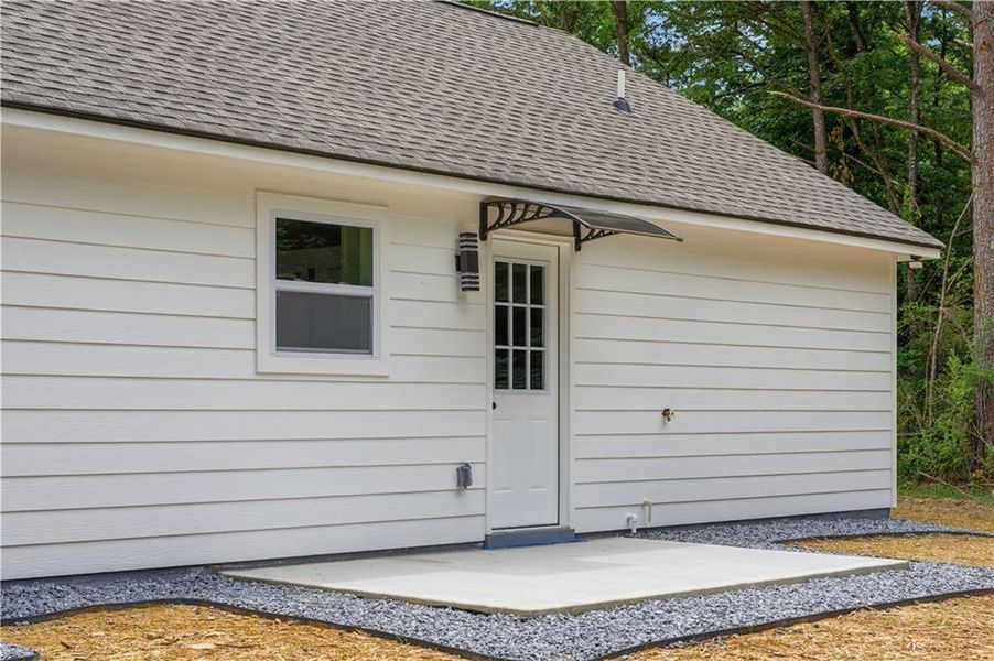 Exterior details and patio area of a home in , Cartersville (Image 19).