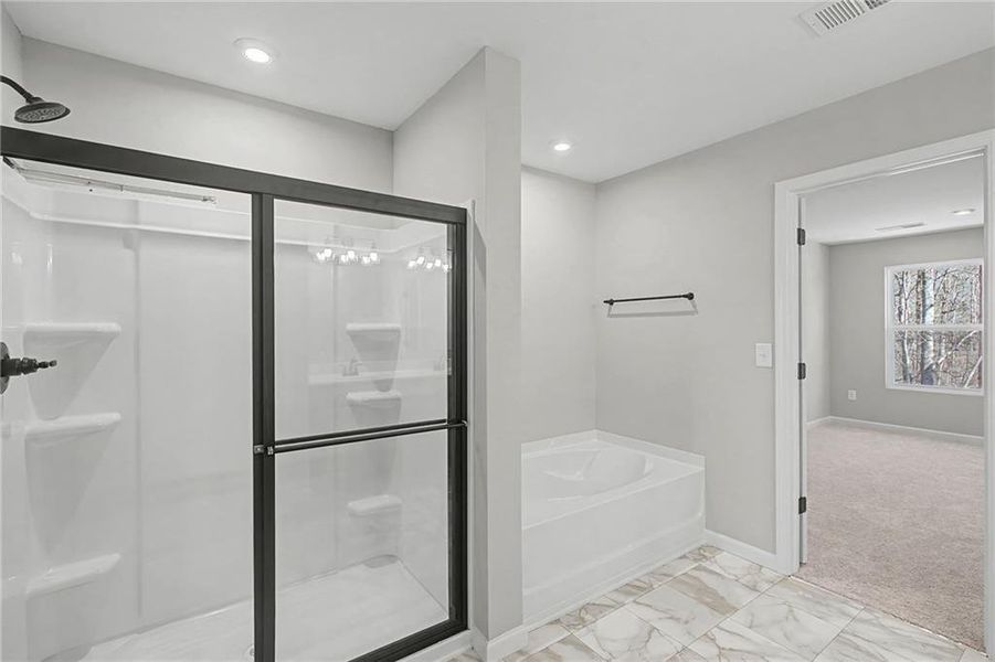 Furnished interior view inside a new home in Twin Lakes, Hoschton (Image 10). Furnished interior view inside a new home in Twin Lakes, Hoschton (Image 10).