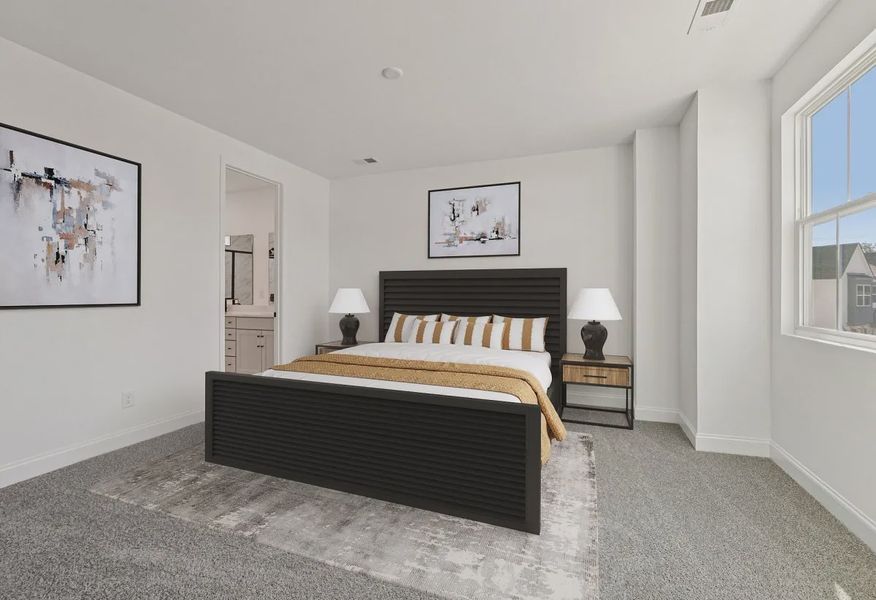 Virtually Staged Primary Bedroom - 15 of 20