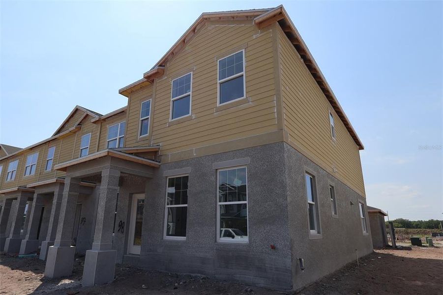 In-progress construction of a new home in Center Lake on the Park, St. Cloud, FL (Image 10).