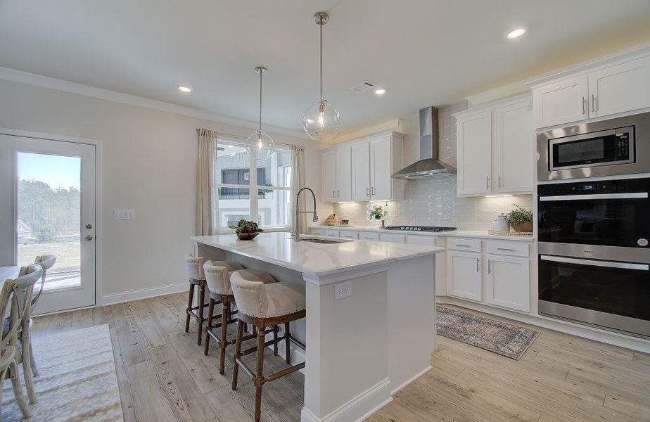 Furnished interior view inside a new home in Pinecrest Ridge, Dacula (Image 10).