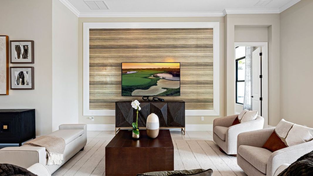 Nataile Model Home | Great Room | Photo from sister community