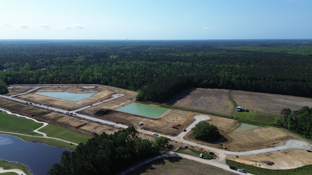 Site preparation for new homesites in The Preserve at Shaftesbury Glen, Conway (Image 4). Site preparation for new homesites in The Preserve at Shaftesbury Glen, Conway (Image 4).