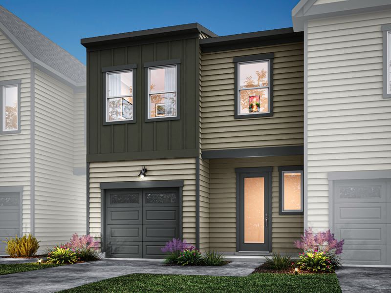 Representative exterior photo of a completed home built from the Mitchell by Tri Pointe Homes in Summit At Homestead, Chapel Hill, NC (Image 21).
