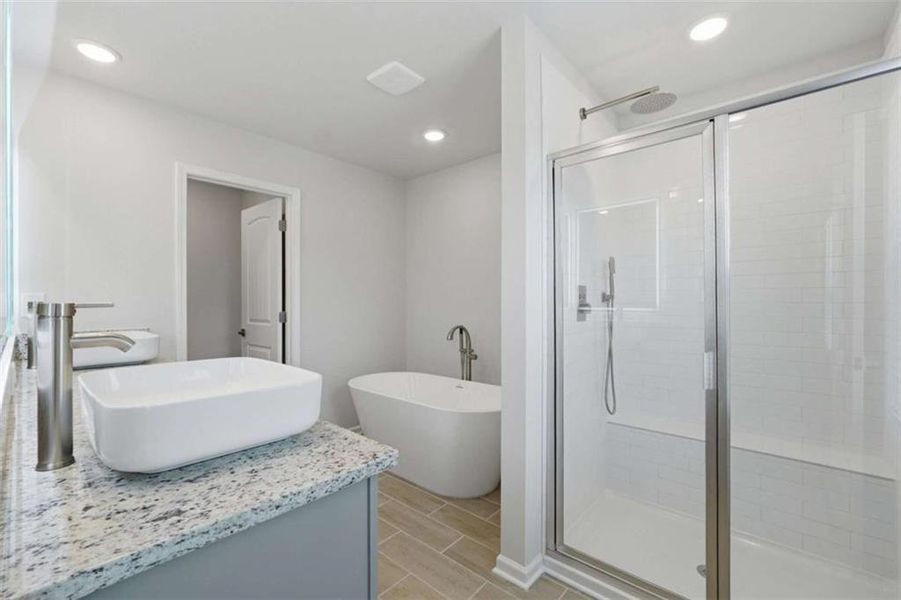 Furnished interior view inside a new home in Parkway James, Snellville (Image 8).
