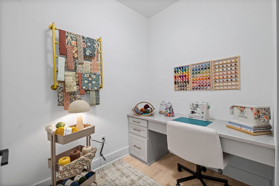 Representative furnished interior of a home built from the The Kennedy by JW Collection in Devin's Shire, Kennesaw (Image 38).
