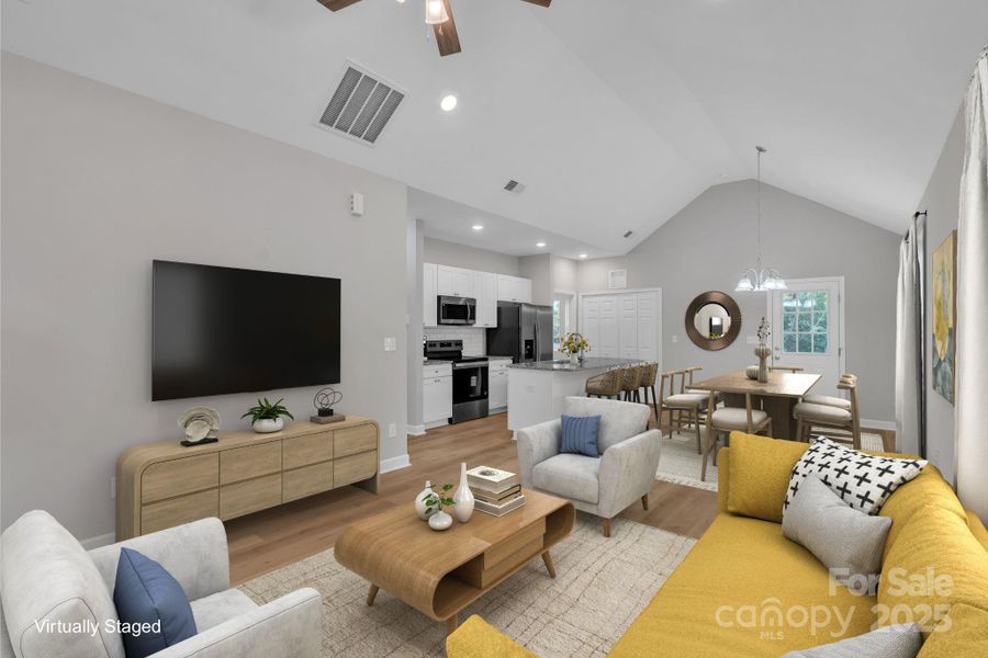 Furnished interior view inside a new home in , East Spencer (Image 5).