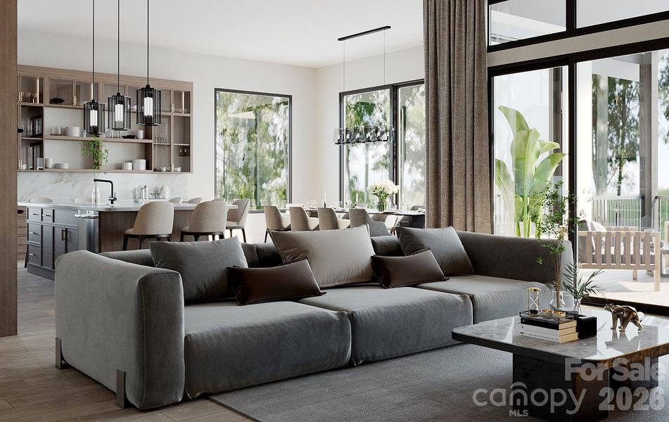 Living/kitchen reference only