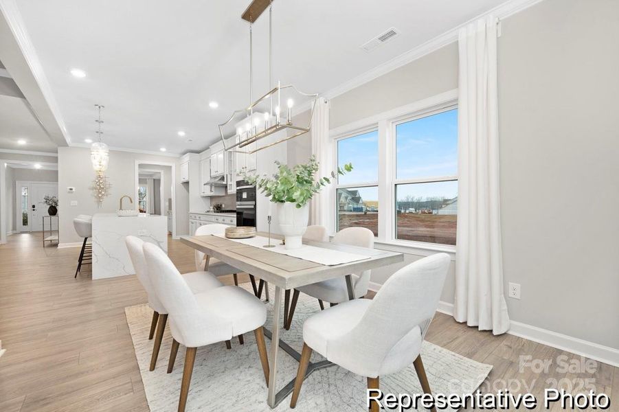 Furnished interior view inside a new home in , Monroe (Image 4).