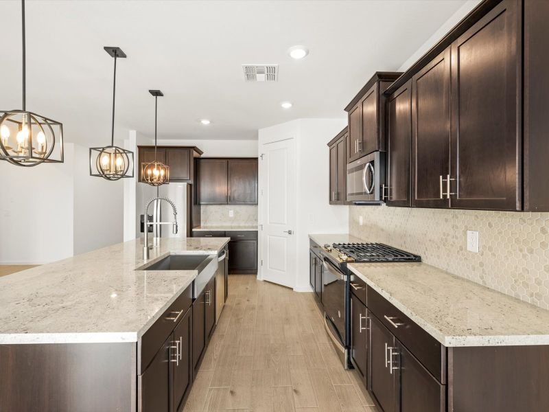 Furnished interior view inside a new home in Allure Vista Reserve Series, Buckeye (Image 3).