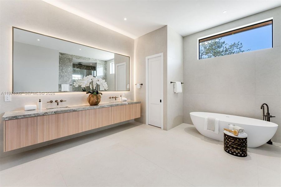 Furnished interior view inside a new home in , Miami (Image 7).