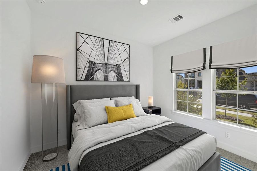 Furnished interior view inside a new home in Kreymer at the Park, Wylie (Image 5).