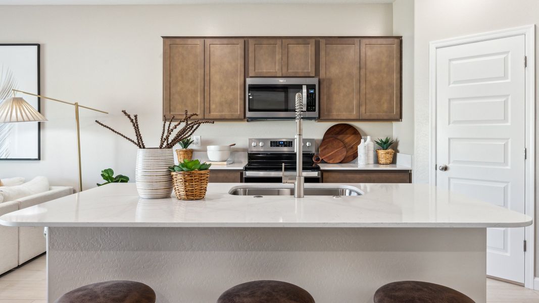 Furnished interior view inside a new home in Desert Moon Estates, Buckeye (Image 6).