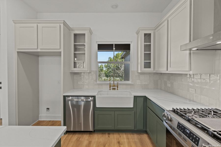 Furnished interior view inside a new home in , Devine (Image 4).