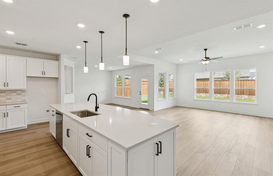 View of gathering room from kitchen View of gathering room from kitchen