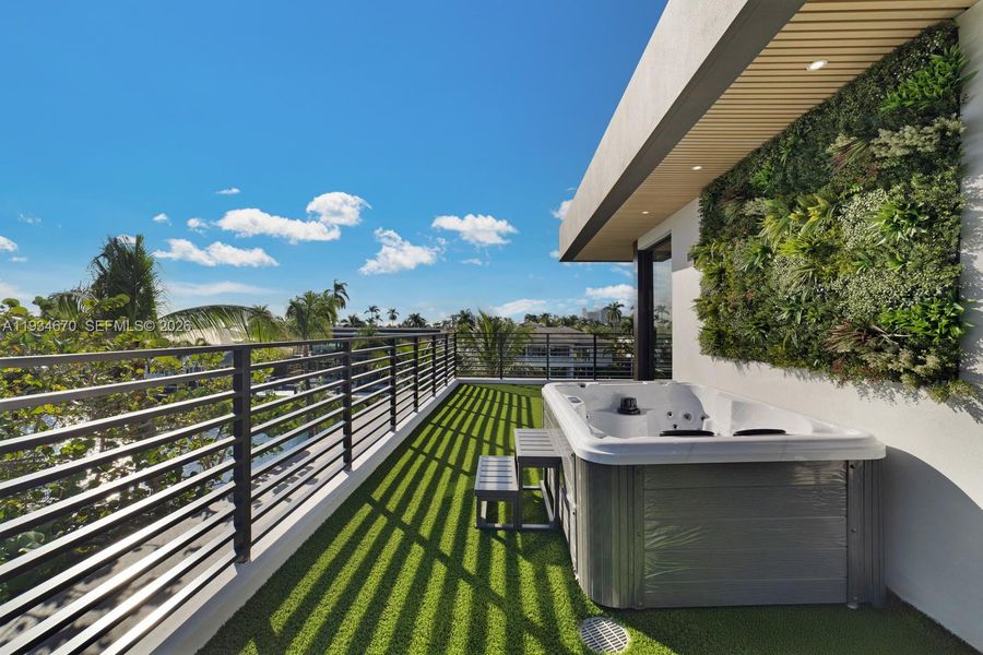 Exterior details and patio area of a home in , Fort Lauderdale (Image 4).