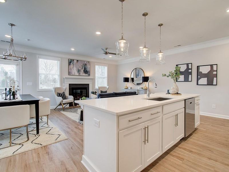 Furnished interior view inside a new home in Cherokee Township, Acworth (Image 13).