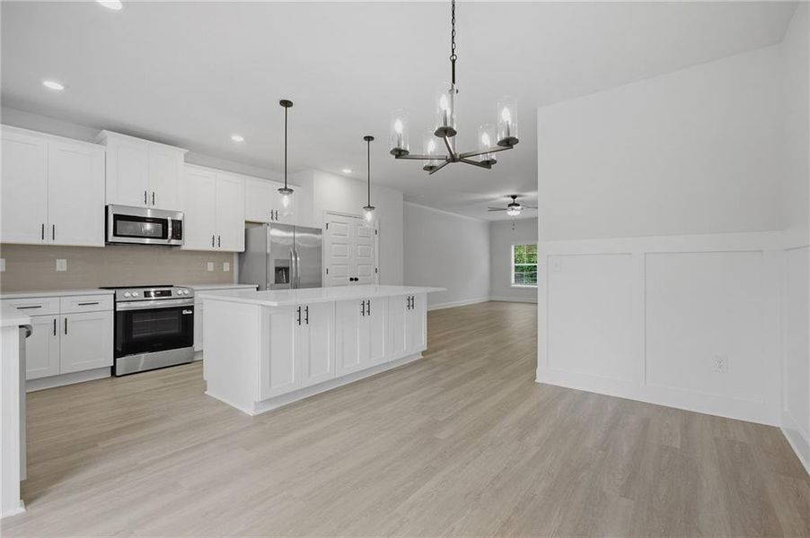 Furnished interior view inside a new home in , Mableton (Image 9).