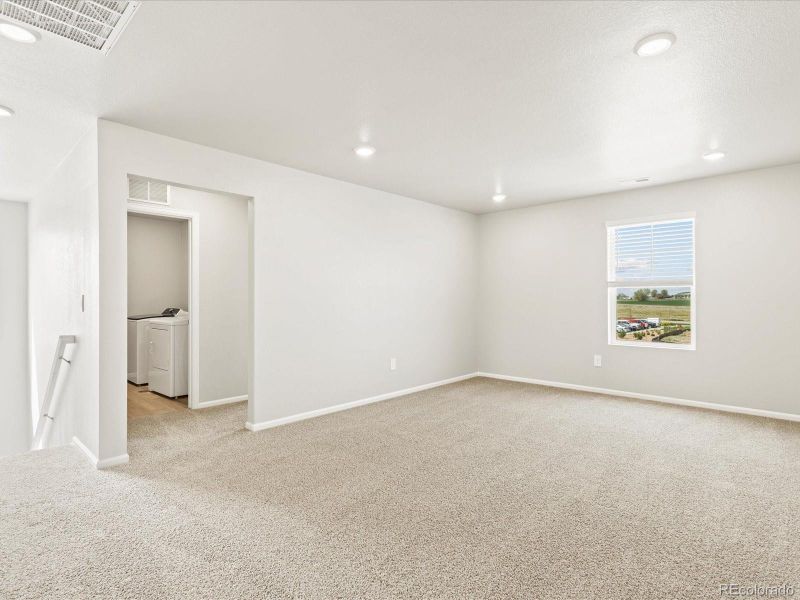 Spacious, unfurnished interior of a new home in Revere at Johnstown, Johnstown (Image 42). Spacious, unfurnished interior of a new home in Revere at Johnstown, Johnstown (Image 42).