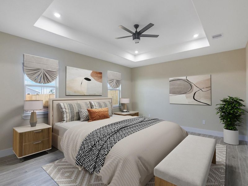 Furnished interior view inside a new home in , Cleveland (Image 15). Furnished interior view inside a new home in , Cleveland (Image 15).