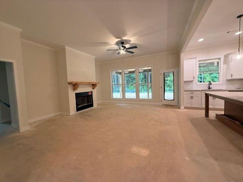 In-progress construction of a new home in , Dallas, GA (Image 18).