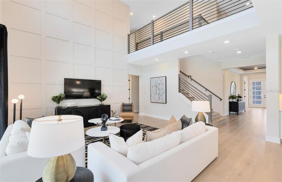Furnished interior view inside a new home in Parkside Trails, Clermont (Image 11).