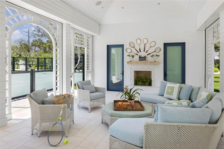 Exterior details and patio area of a home in , Sarasota (Image 28). Exterior details and patio area of a home in , Sarasota (Image 28).
