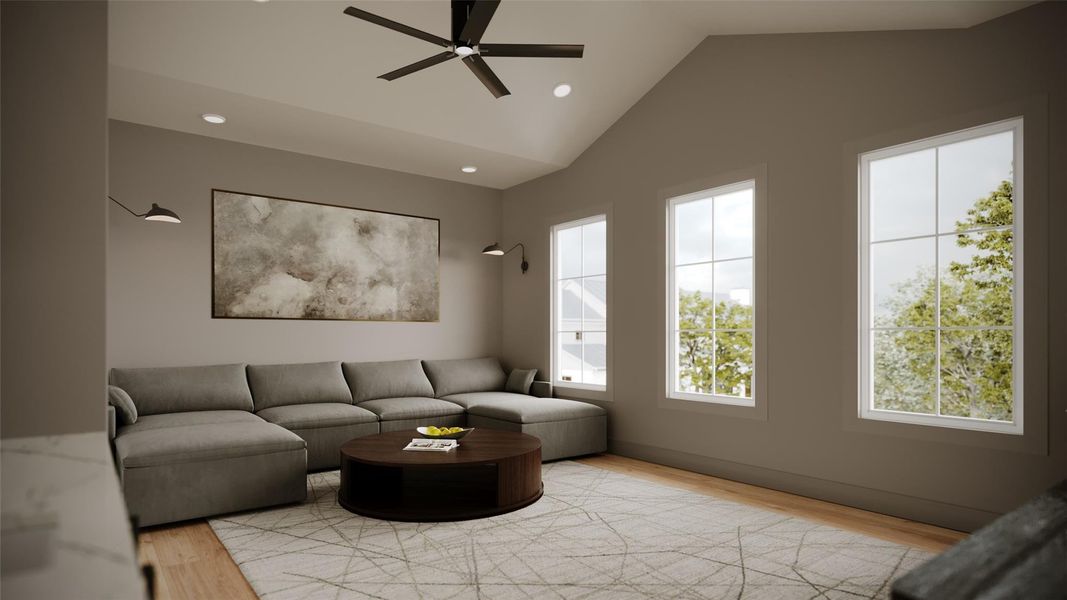 Media Room Rendering