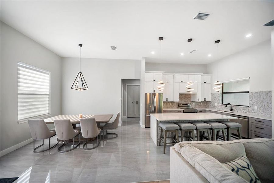 Furnished interior view inside a new home in , Port Charlotte (Image 14). Furnished interior view inside a new home in , Port Charlotte (Image 14).