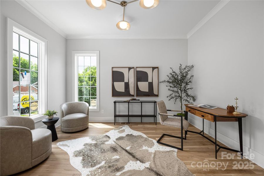 Furnished interior view inside a new home in , Charlotte (Image 32).