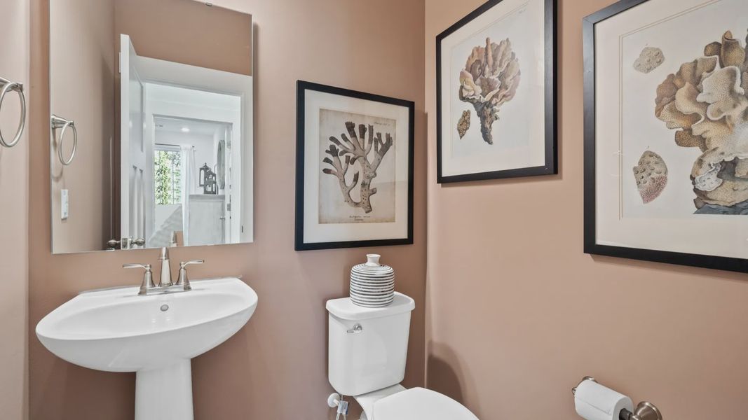 Representative furnished interior of a home built from the Augusta by DRB Homes in Woodglen, Piedmont (Image 27).