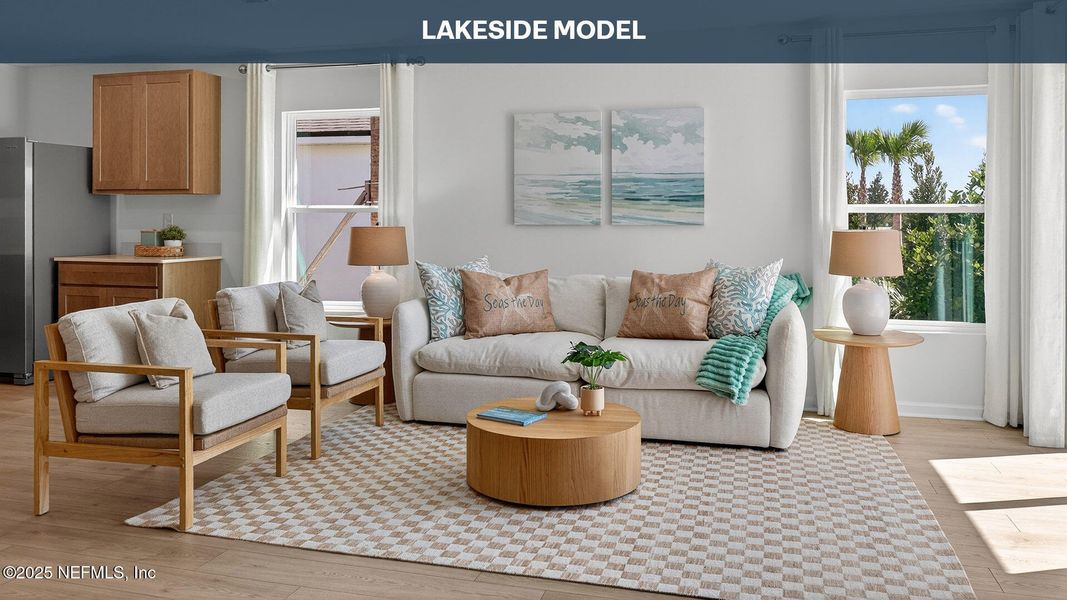 Furnished interior view inside a new home in Rookery, Green Cove Springs (Image 7).