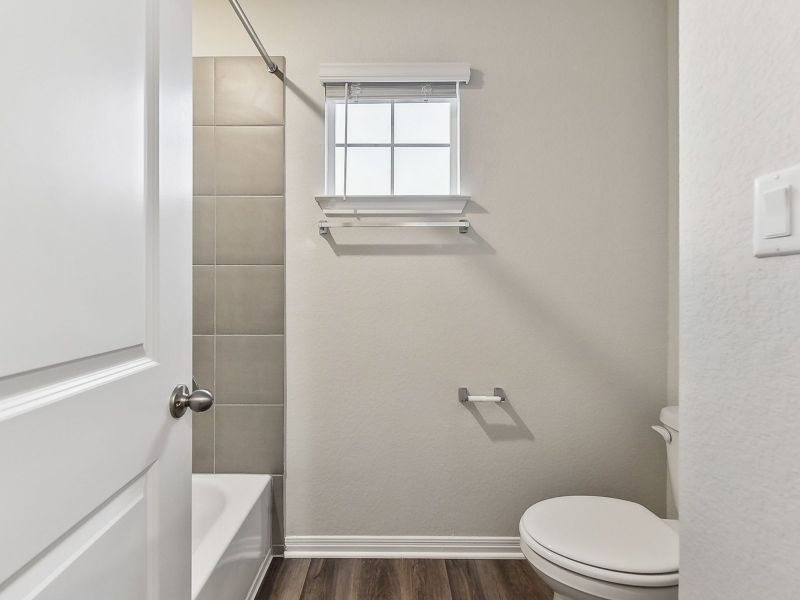 Furnished interior view inside a new home in Opal Meadows, Kyle (Image 7).