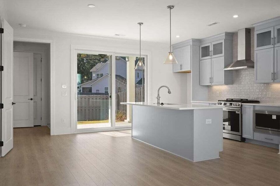 Furnished interior view inside a new home in , Johns Island (Image 6).