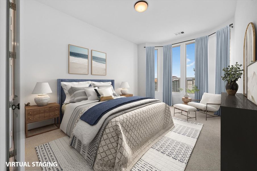 Furnished interior view inside a new home in Landmark, Denton (Image 7).