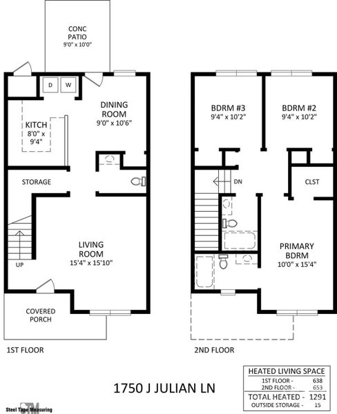 2D floor plan layout of this home in , Charlotte, NC (Image 3). 2D floor plan layout of this home in , Charlotte, NC (Image 3).