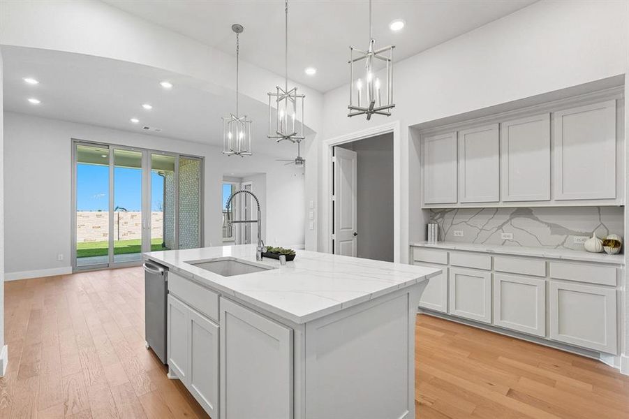 Furnished interior view inside a new home in Trinity Falls, McKinney (Image 7). Furnished interior view inside a new home in Trinity Falls, McKinney (Image 7).