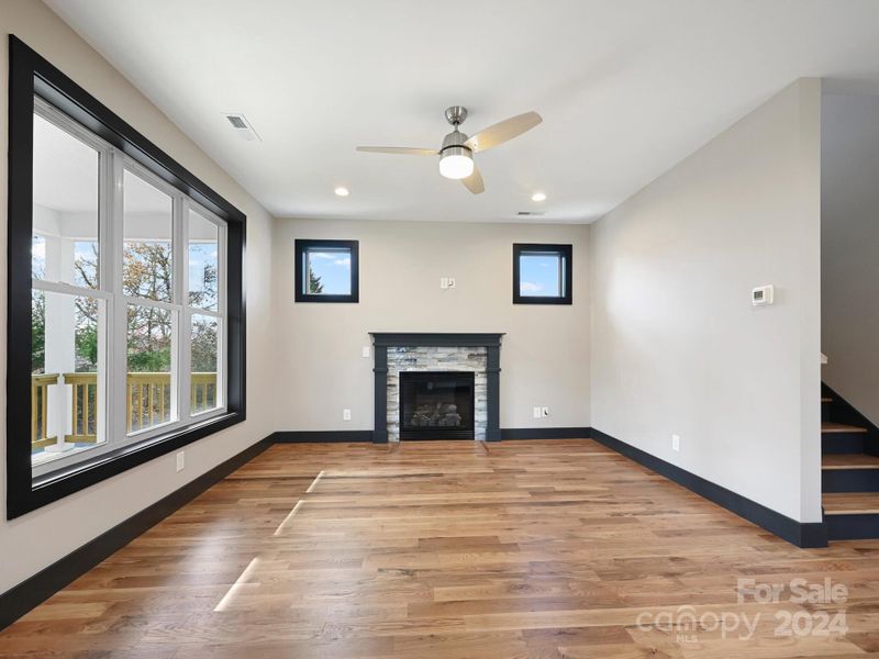 White Oak Wood Floors throughout the Main Level