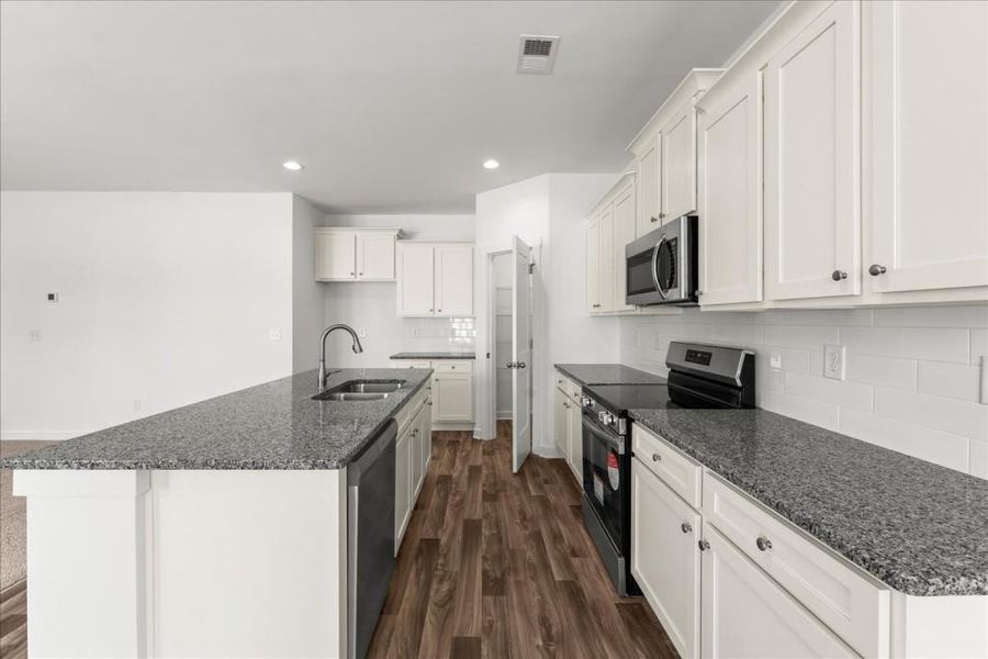 Furnished interior view inside a new home in , Statham (Image 10).