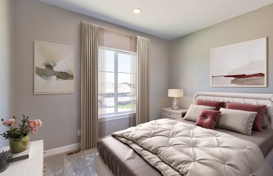 Representative furnished interior of a home built from the Preserve by Pulte Homes in Hilltop at Inspiration, Aurora (Image 12).