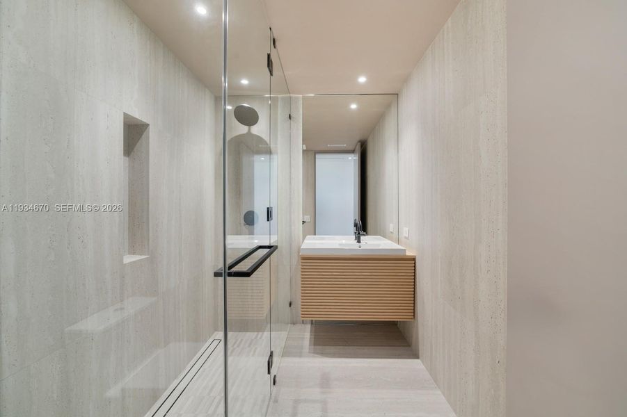 Furnished interior view inside a new home in , Fort Lauderdale (Image 43).